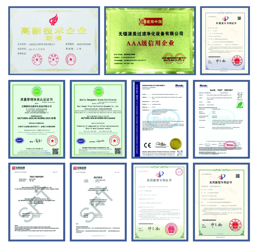 Trình độ của Công ty Yuanmei